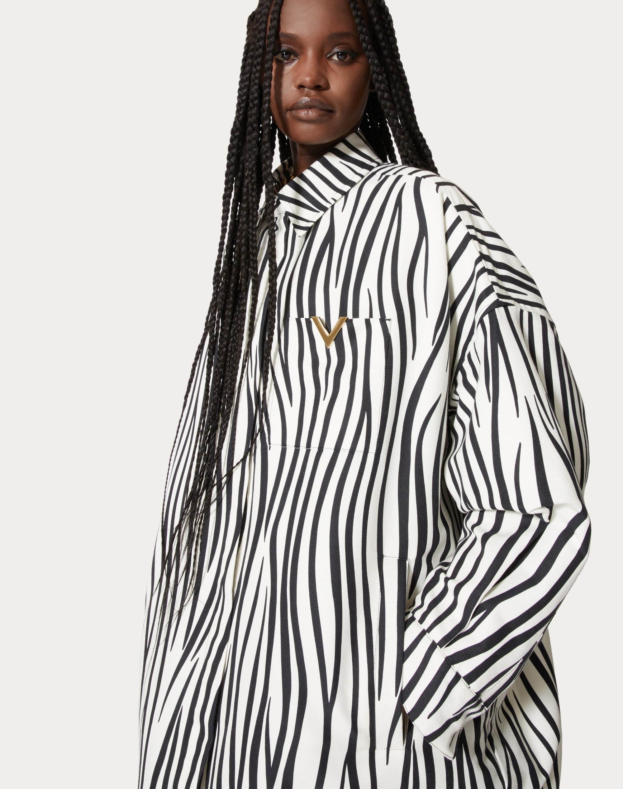 FAILLE OVERSHIRT WITH ZEBRA 1966 PRINT - 5