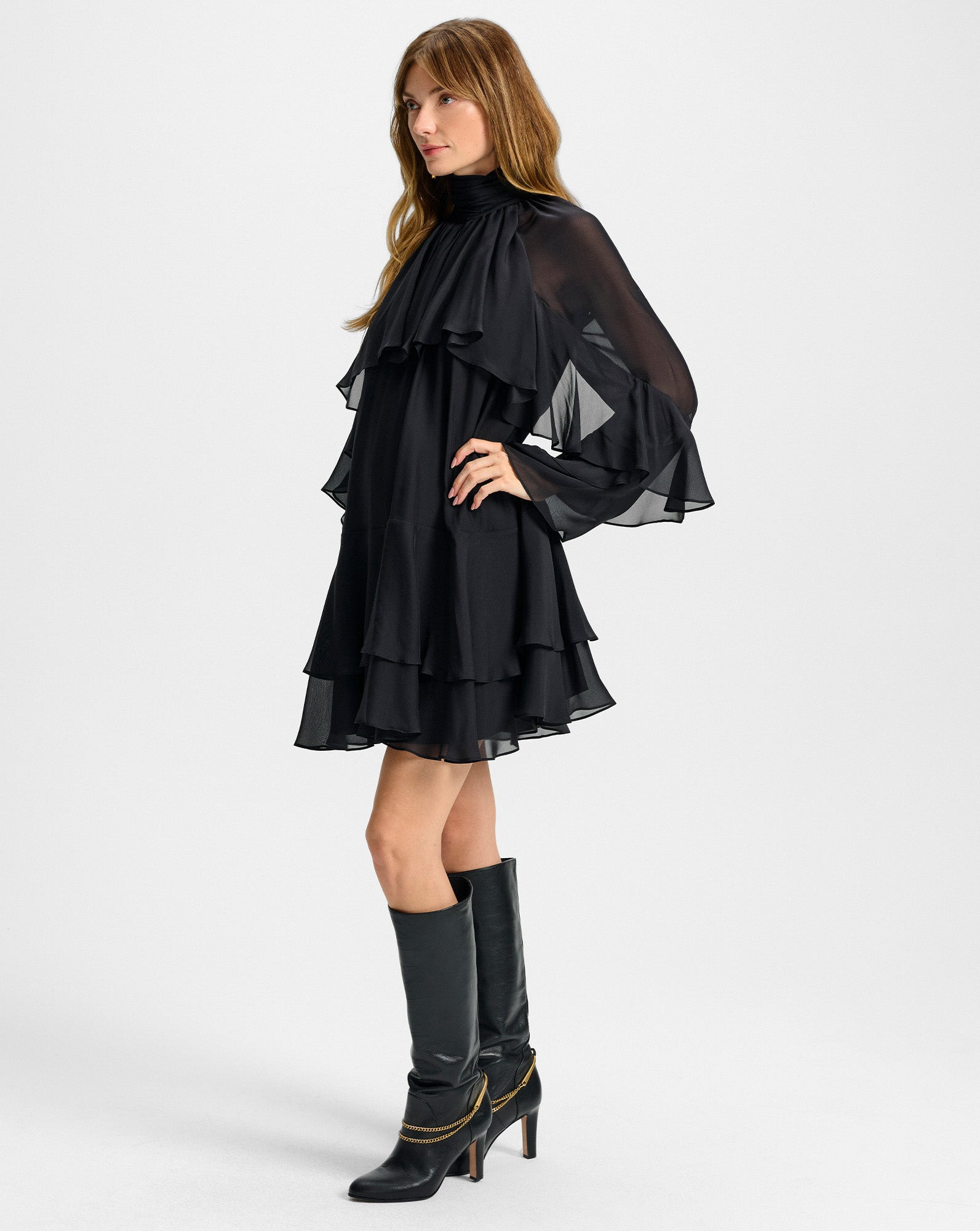 ADLINGTON SILK MINI DRESS - 4
