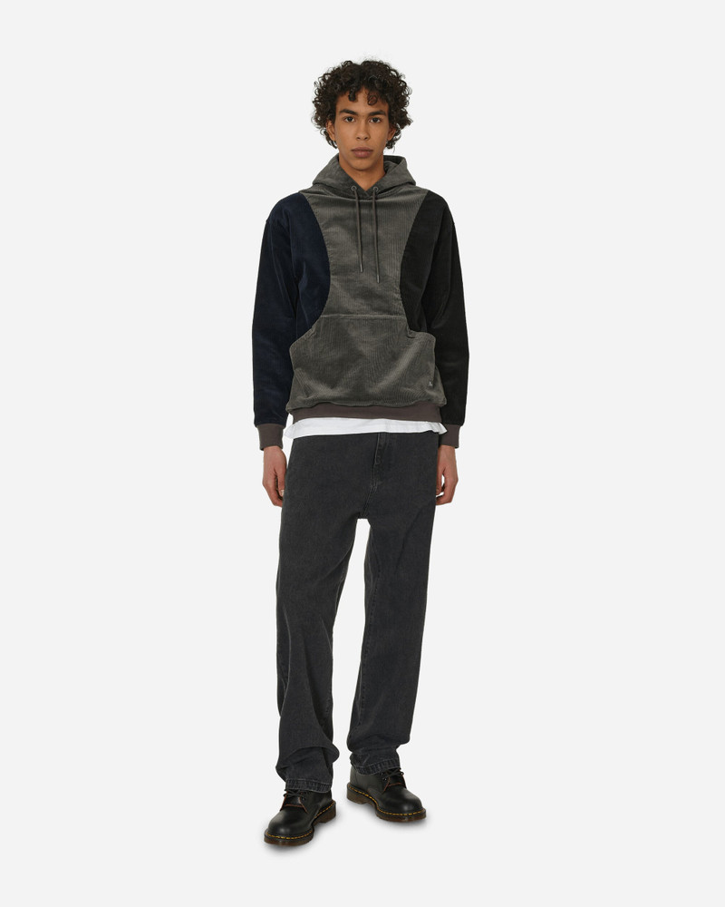 Dime Wave Corduroy Hoodie Charcoal outlook