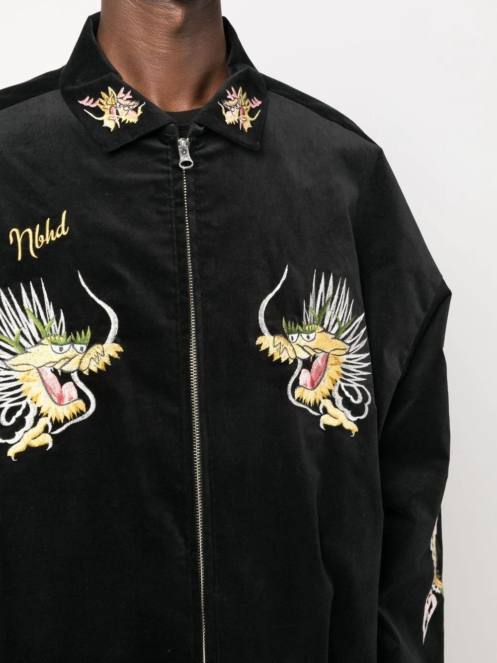 dragon-embroidered Souvenir jacket - 6