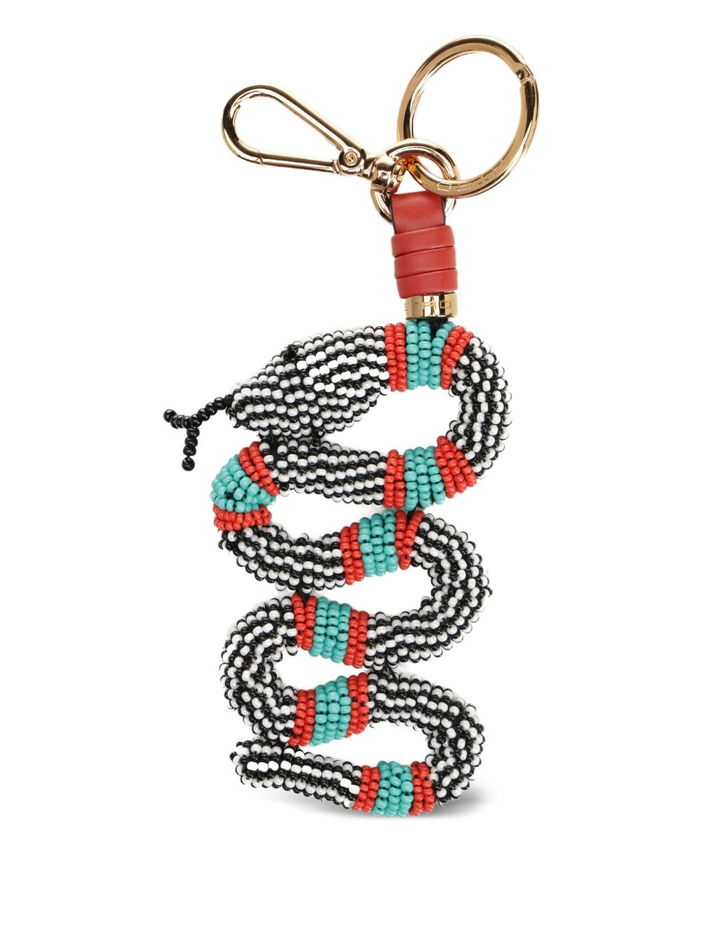 beaded-snake keyring - 1