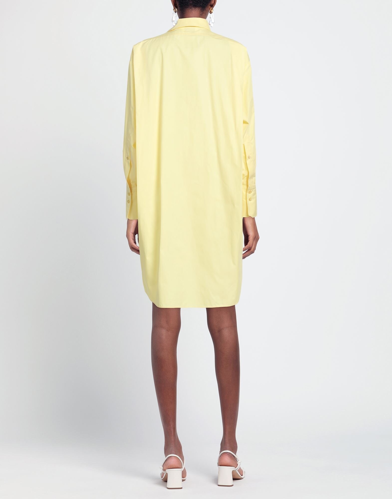 Yellow Women's Shirt Dress - 3