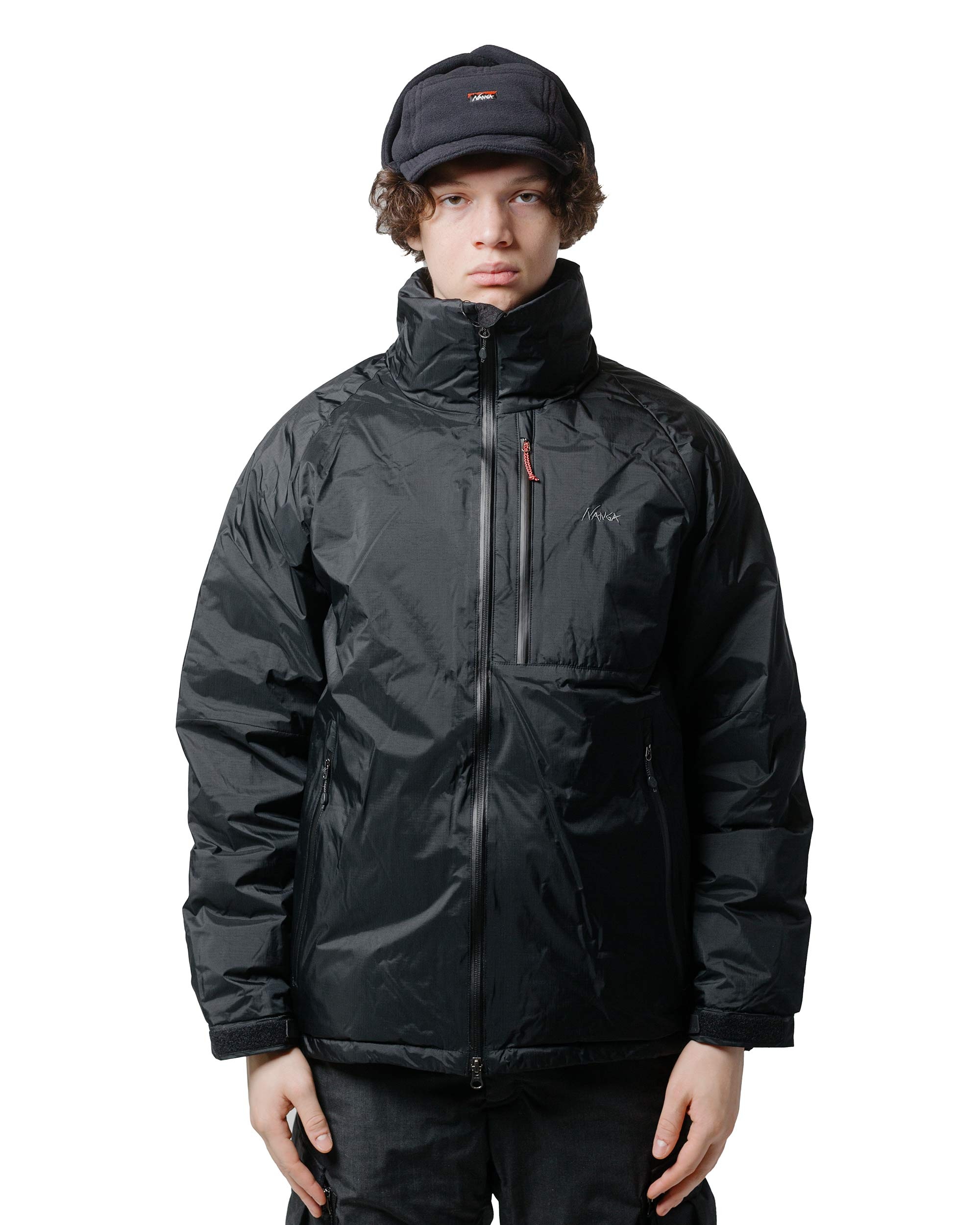 Aurora Tex Stand Collar Down Jacket Black - 2