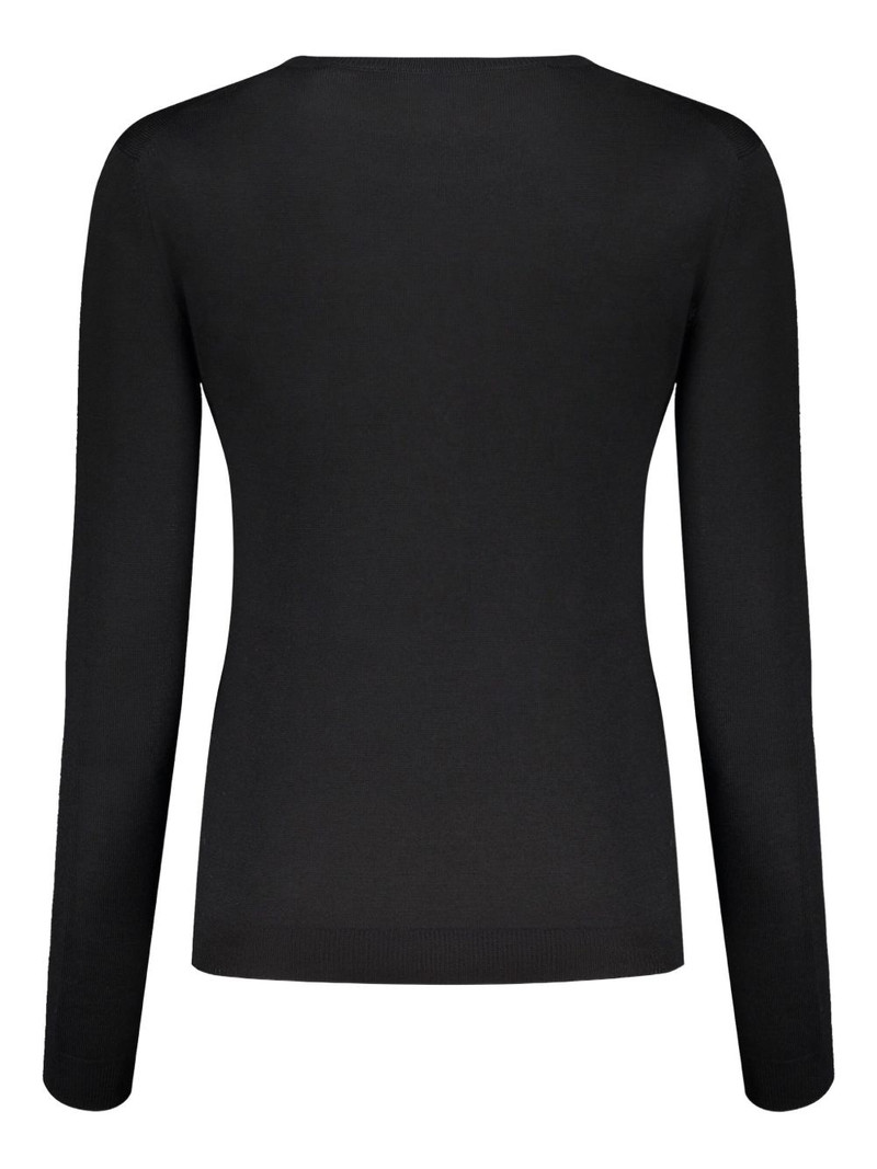 Valentino intarsia-knit logo jumper outlook