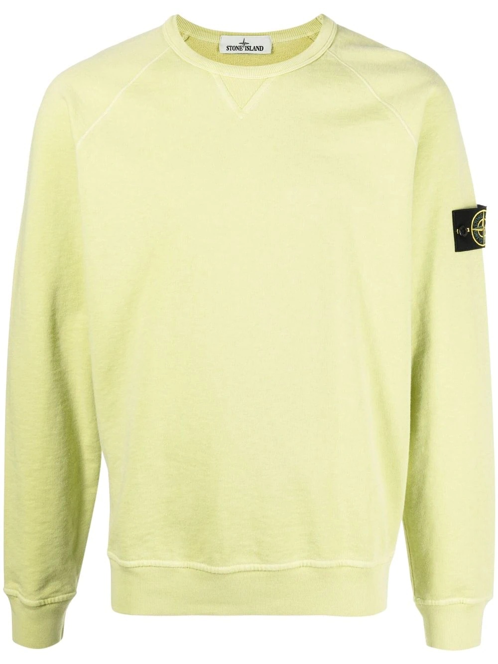 Compass-patch cotton sweatshirt - 1