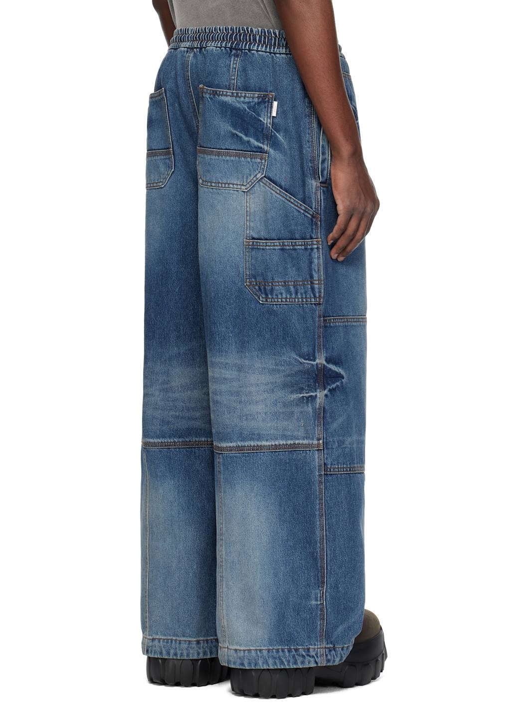 Juun. J Blue Wide Jeans - 3