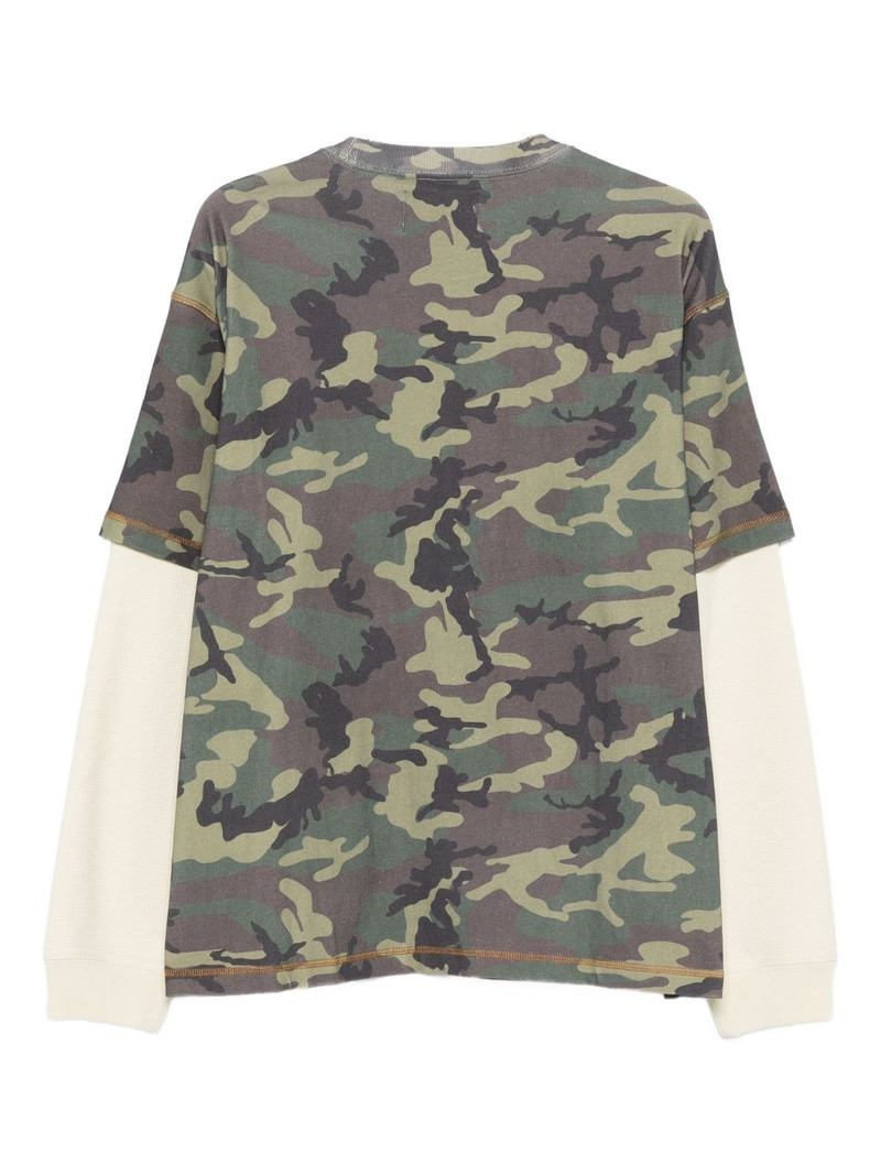 AWAKE NY camouflage-print double-sleeve T-shirt outlook
