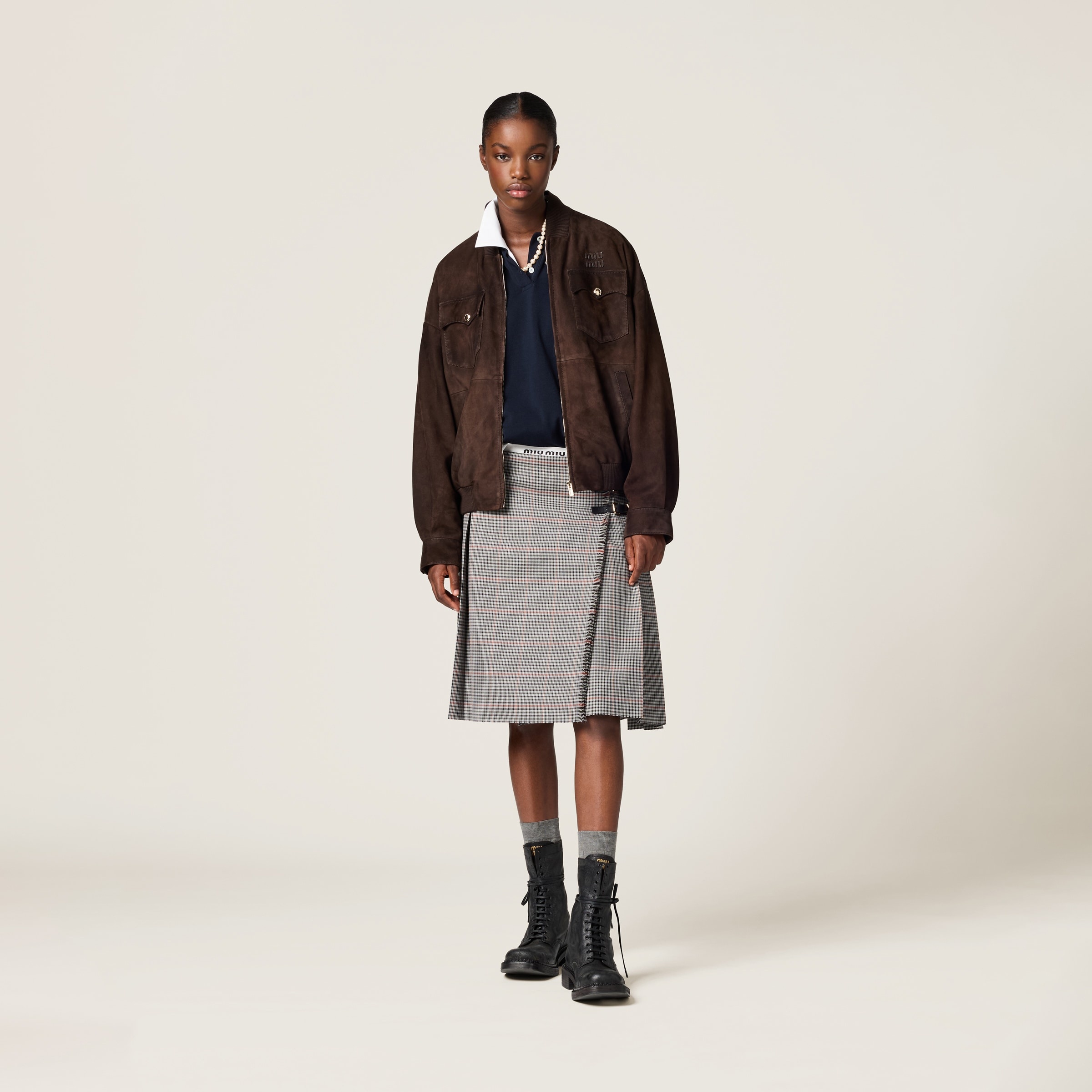 Suede nappa leather jacket - 2