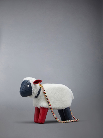 Thom Browne Shearling Wool Small Sheep Bag outlook