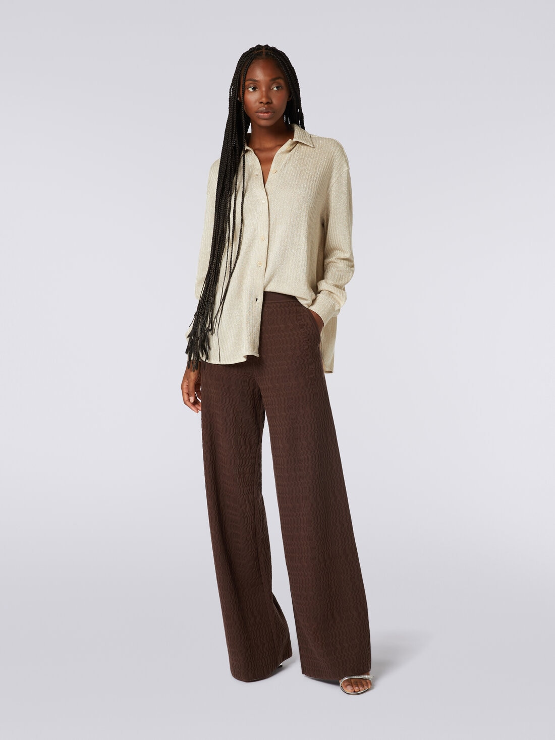 Cotton palazzo trousers - 2