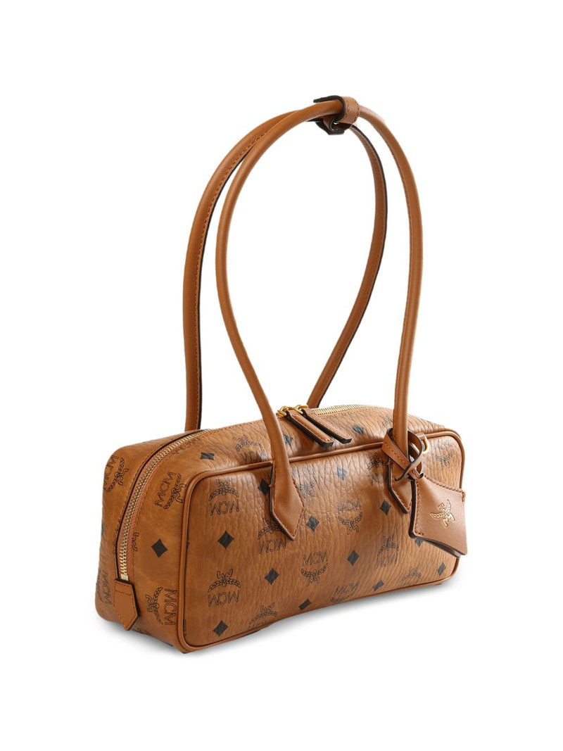 MCM Aren monogram zip shoulder bag outlook