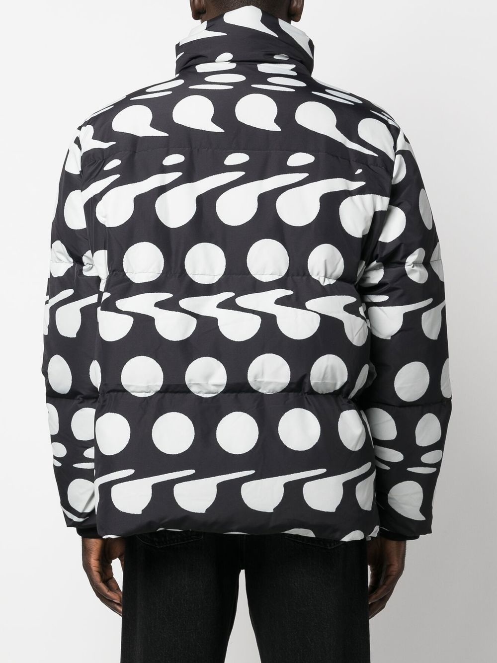 Polaris graphic-print padded jacket - 4