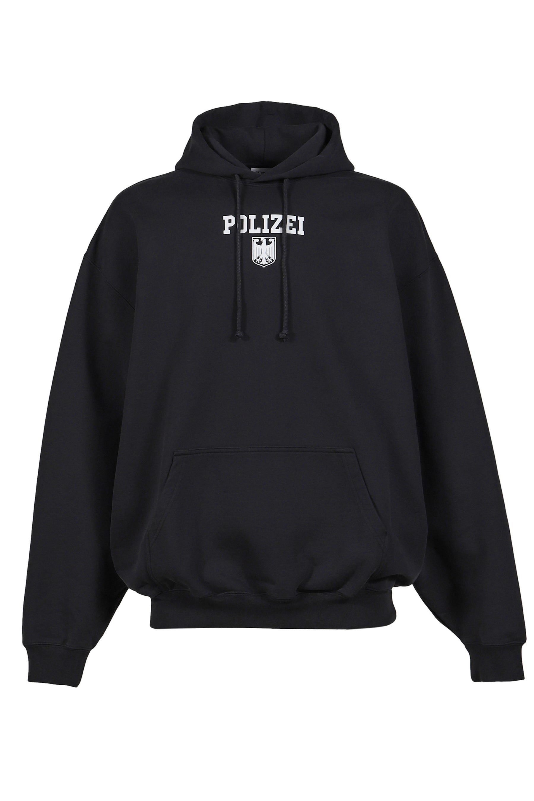 POLIZEI OVERSIZED HOODIE / WASHED BLK - 6