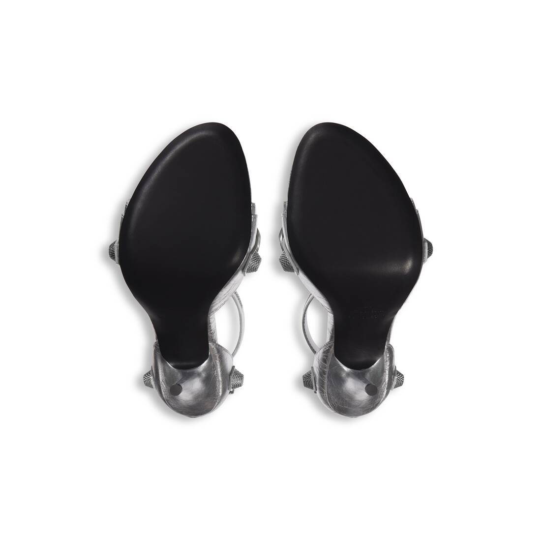Women's Cagole 110mm Sandal Metallized in Silver - 7