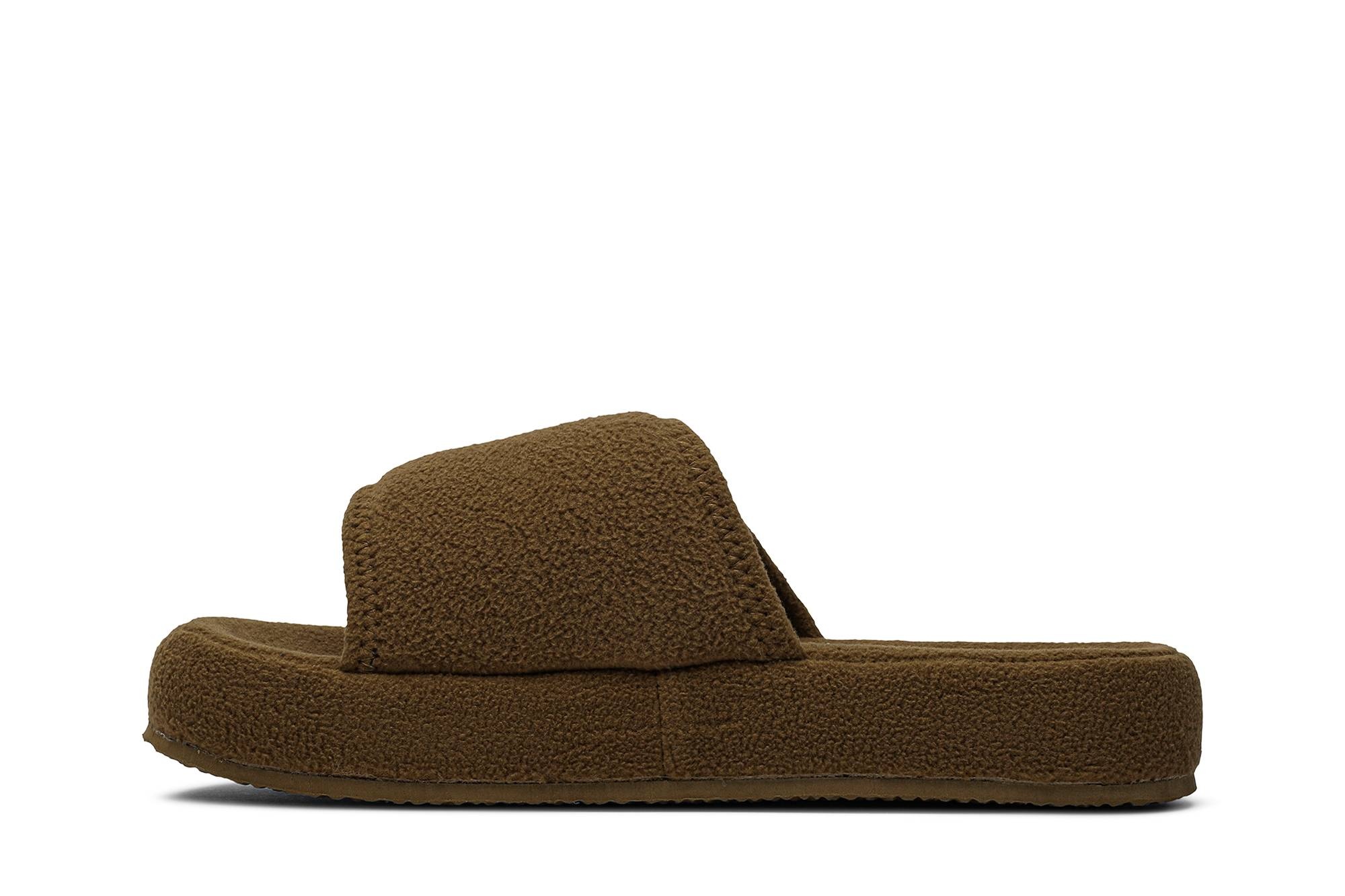 Yeezy Season 7 Fleece Slide 'Trench' - 3