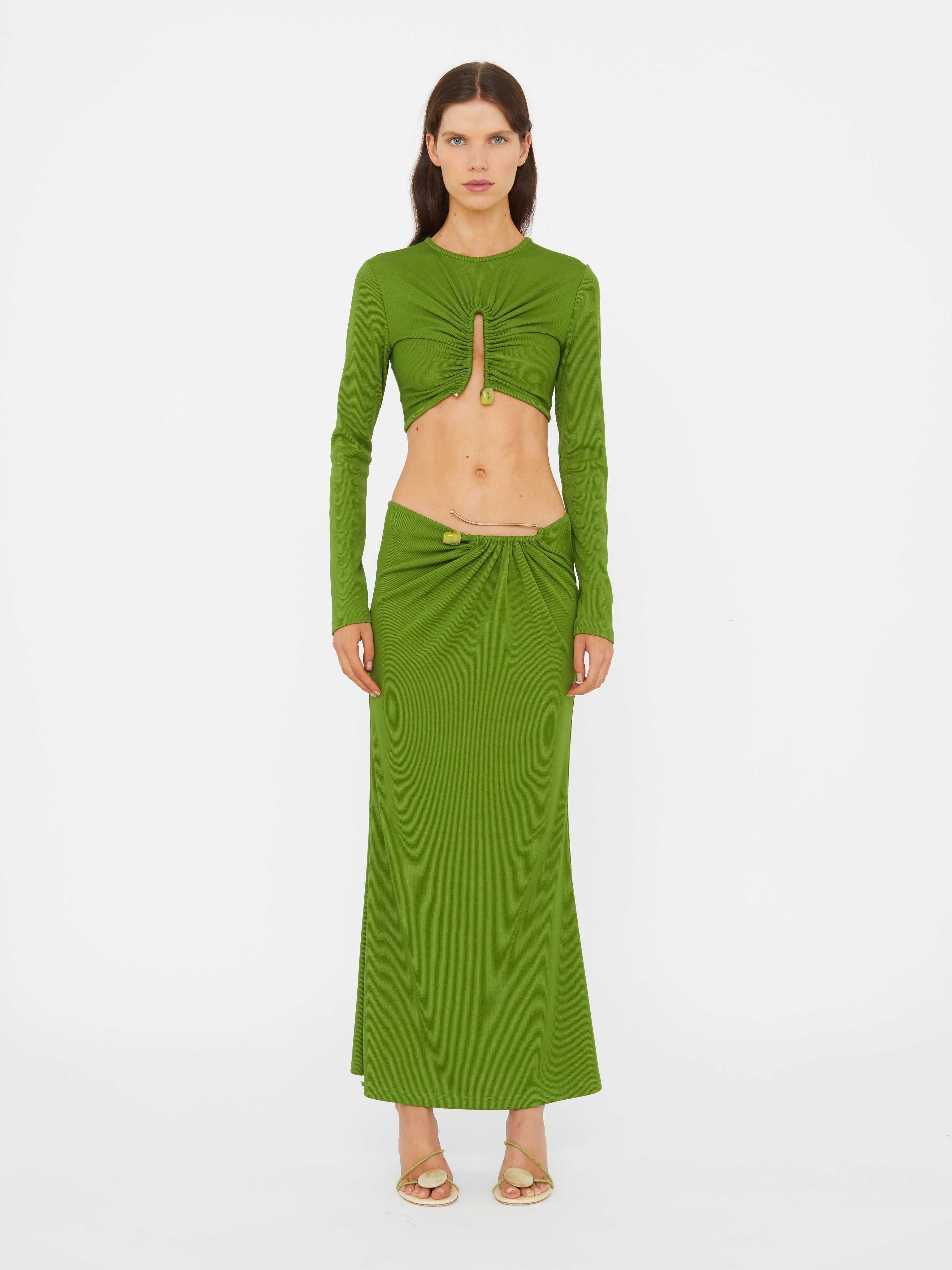 Crystal Pin Rib Skirt - 1