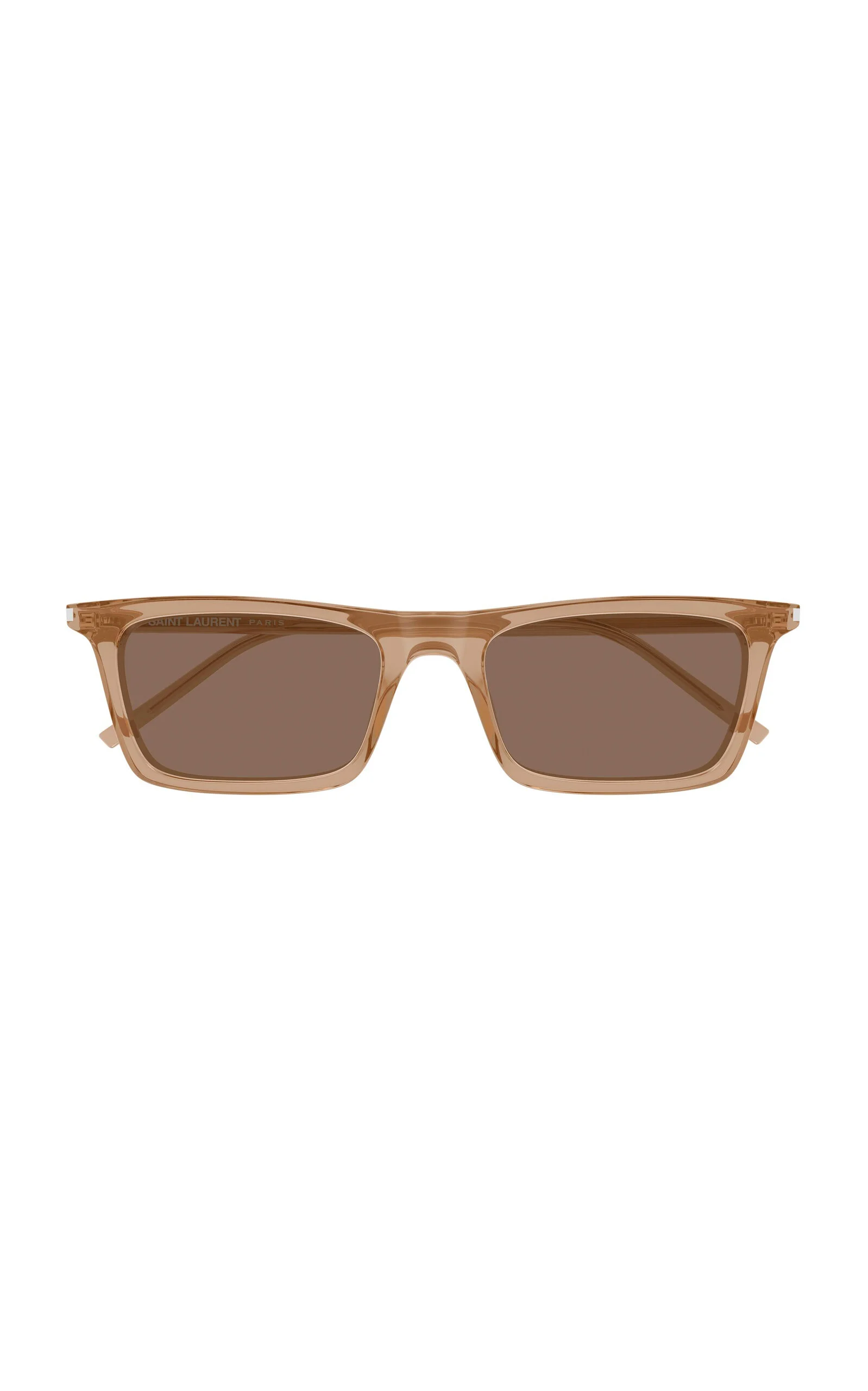 Betty Thin Square-Frame Acetate Sunglasses brown - 1