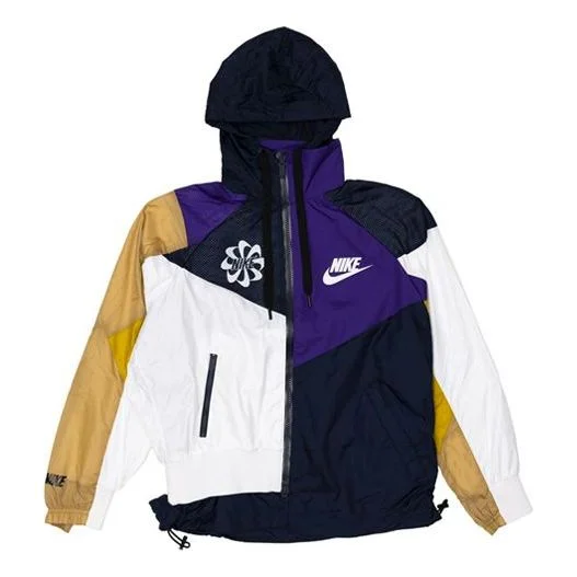 (WMNS) Nike x Sacai Hooded Anorak 'Obsidian/Court Purple' CD6298-451 - 1