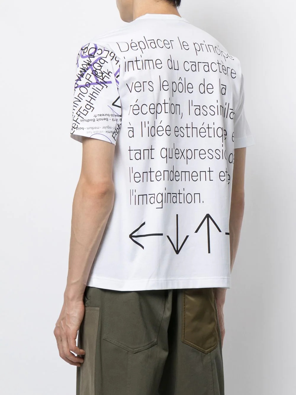 typography-print cotton T-shirt - 4