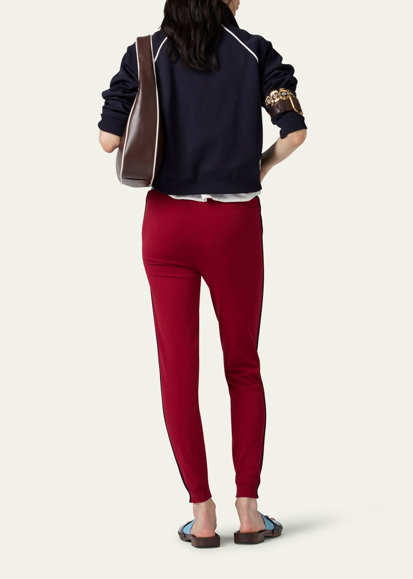 Long Sleeve Zip Up Bomber With Turtle Neck - 3