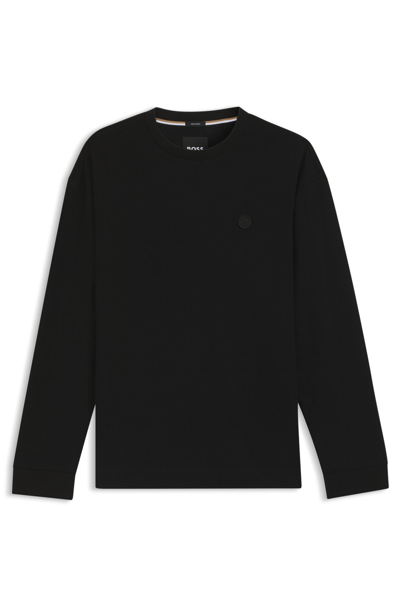 MERCERIZED-COTTON T-SHIRT WITH DOUBLE B MONOGRAM 1