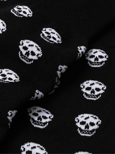 Alexander McQueen Skull-Intarsia Cotton-Blend Socks outlook