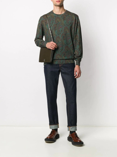 Etro paisley jumper outlook