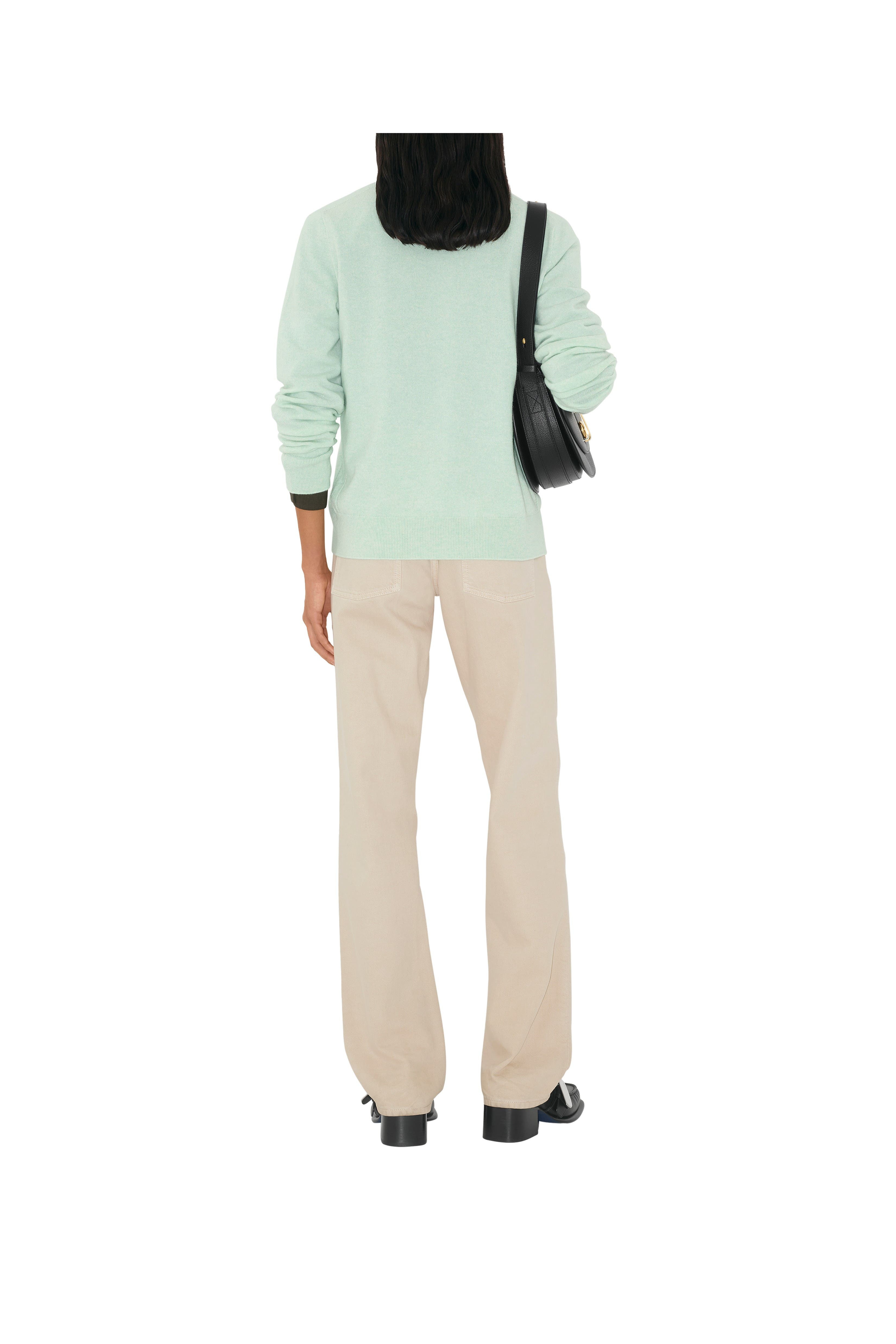 burberry Cashmere Blend Cardigan in Pale Mint at Nordstrom - 4
