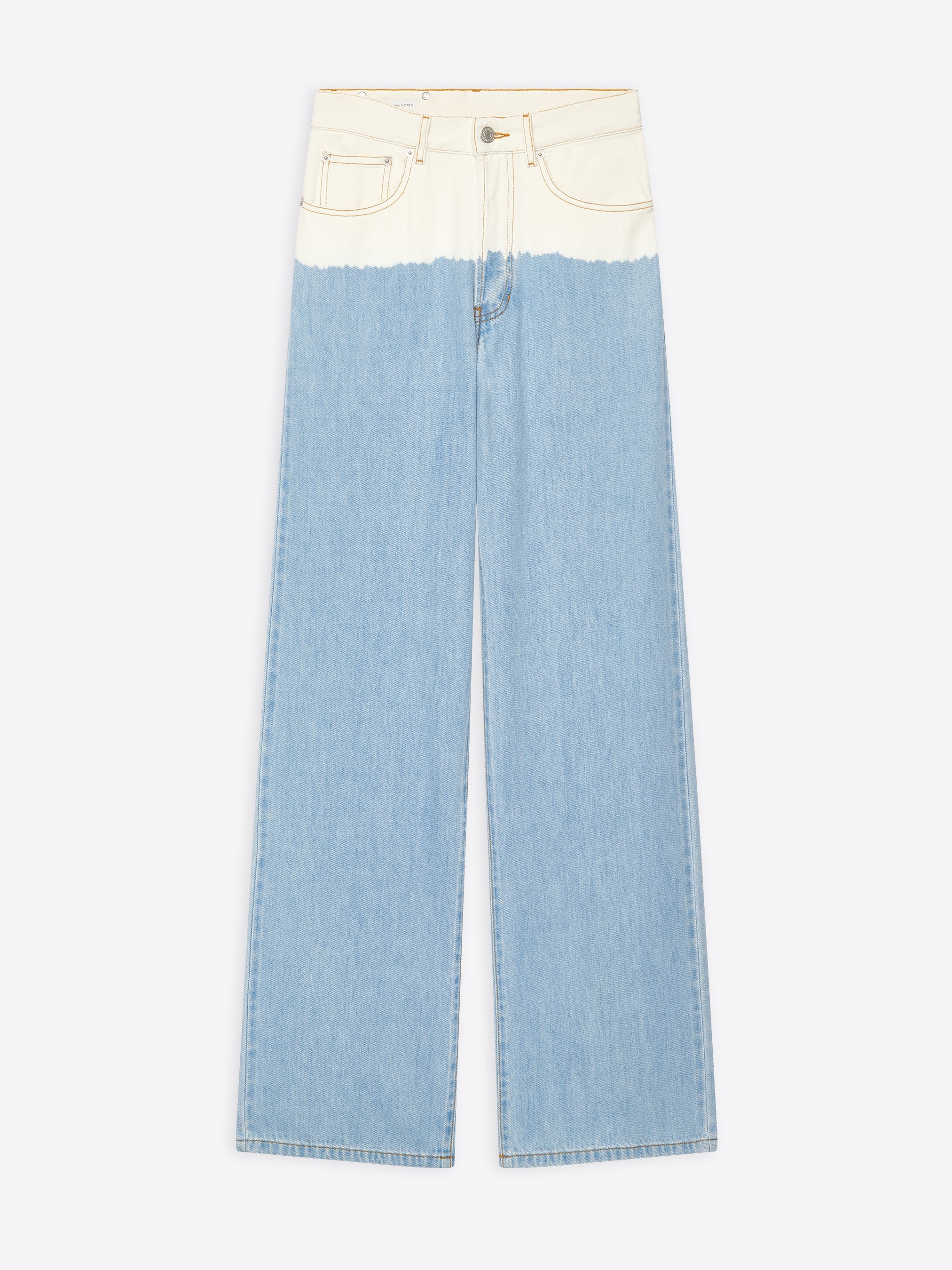 WIDE BLEACH JEANS - 1