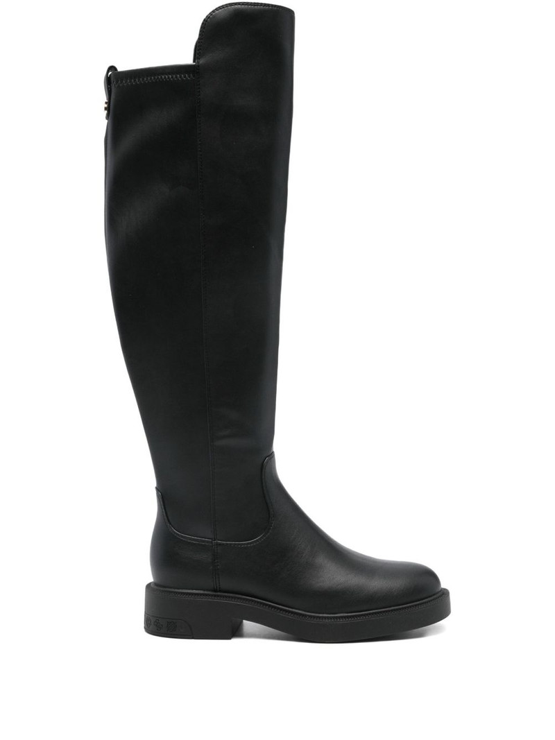 zip-up knee-high boots 1