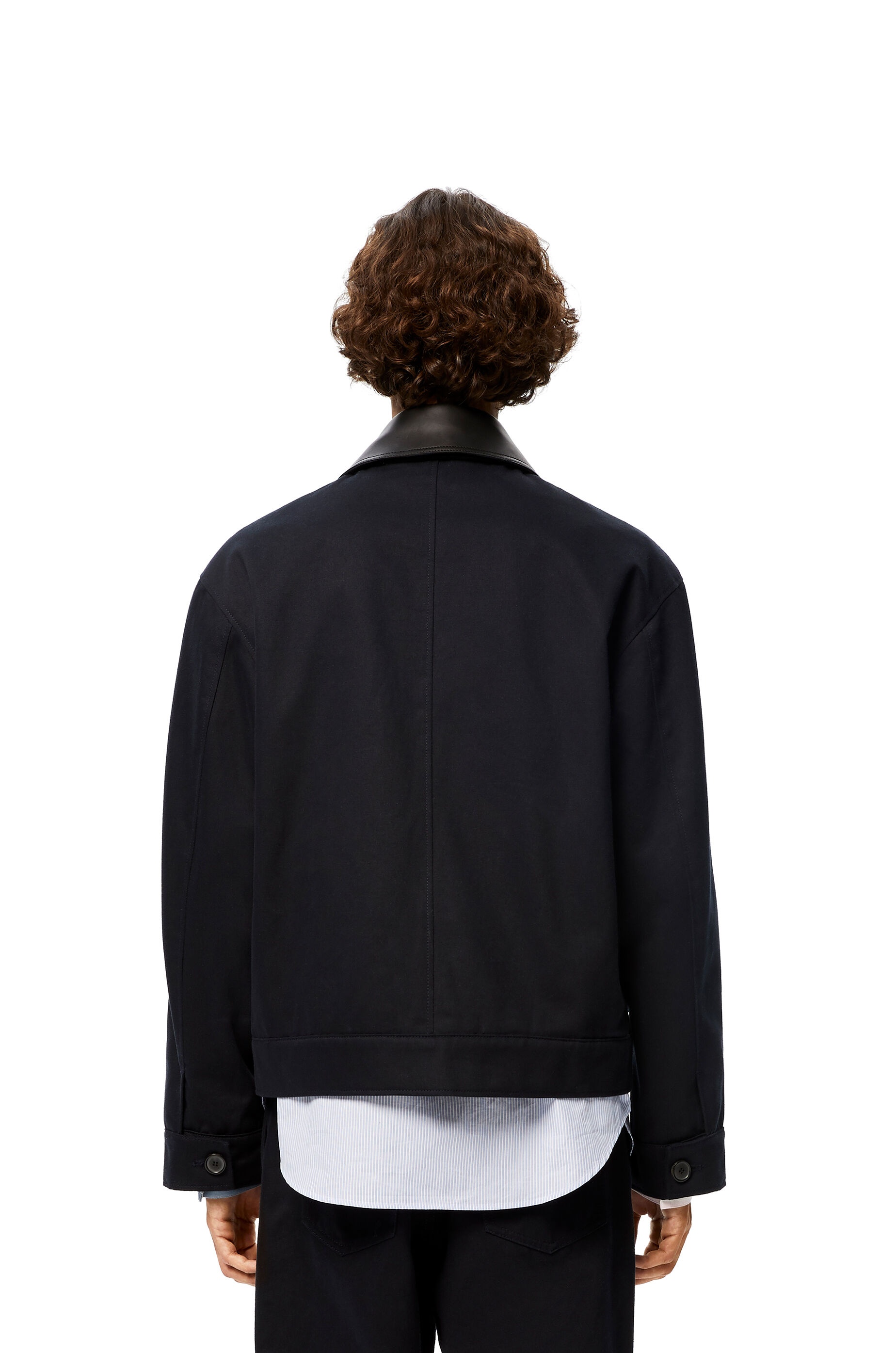 Patch pocket jacket in cotton - 4