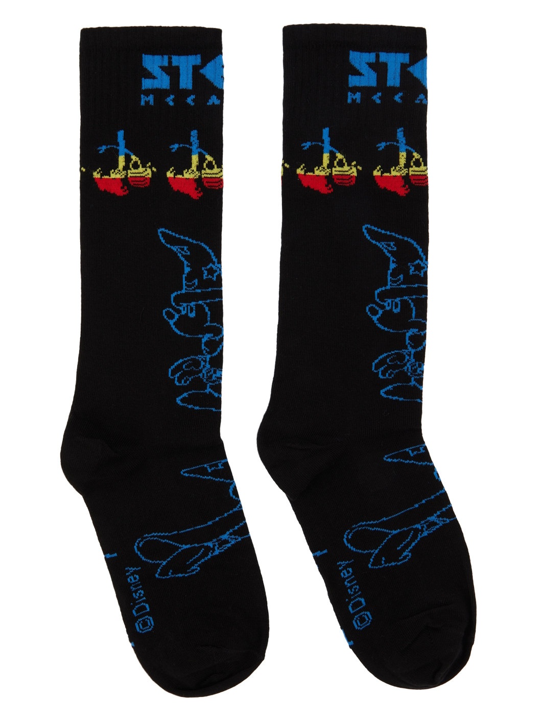 Black Fantasia Rainbow Mickey Socks - 1