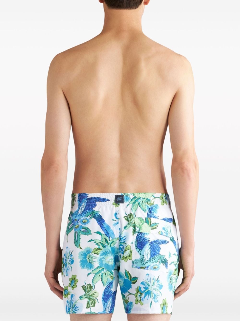 floral-print swim shorts - 4