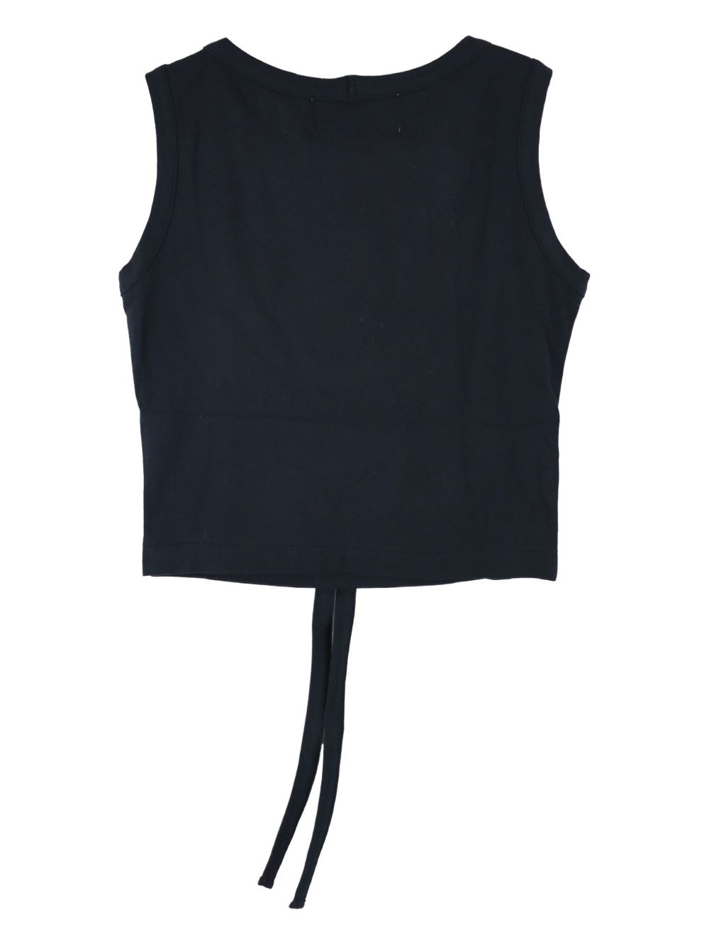tie-front crop top - 2