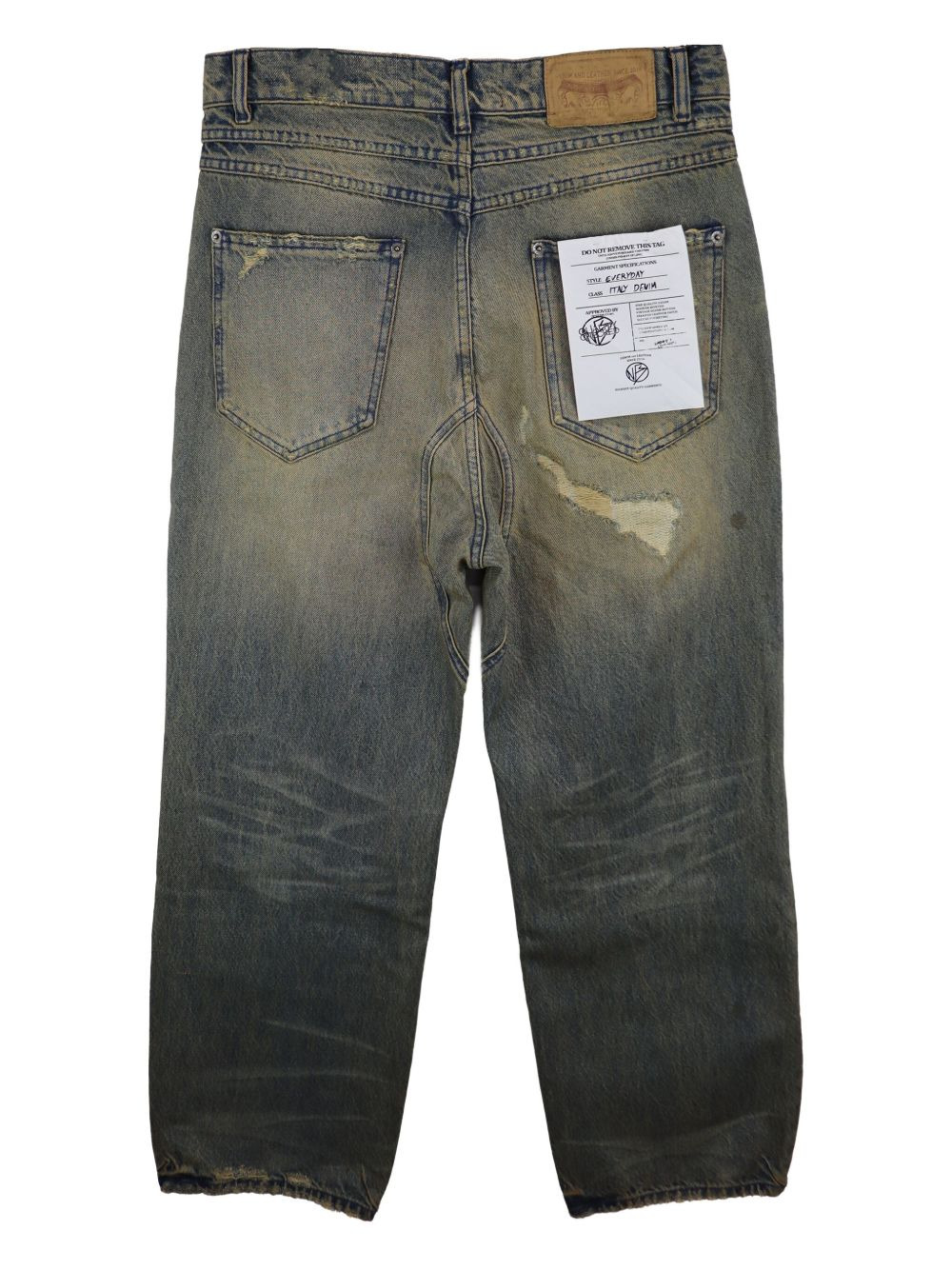 Venice distressed faded-wash jeans - 2