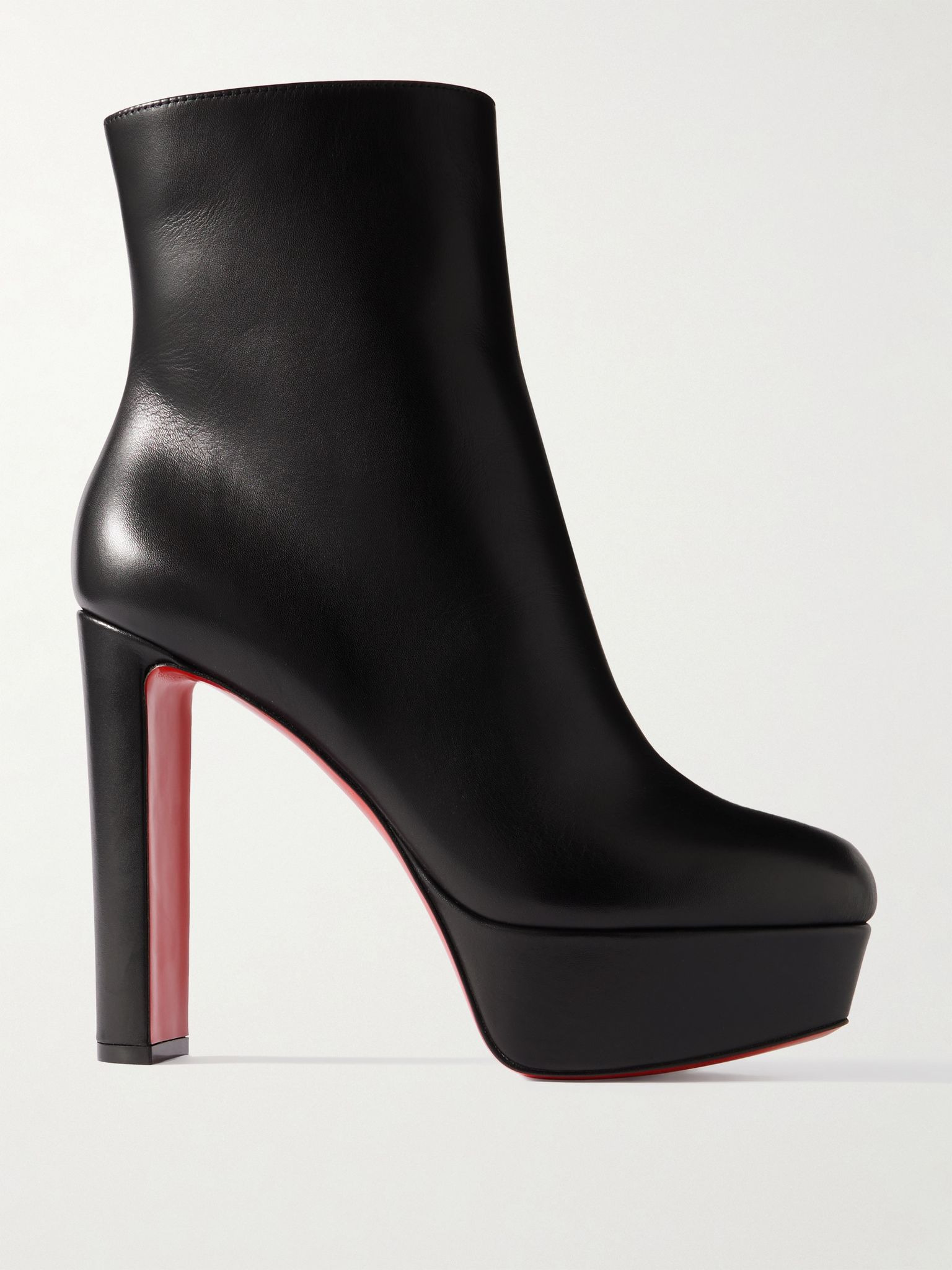 Movida 130 leather platform ankle boots Black - 1