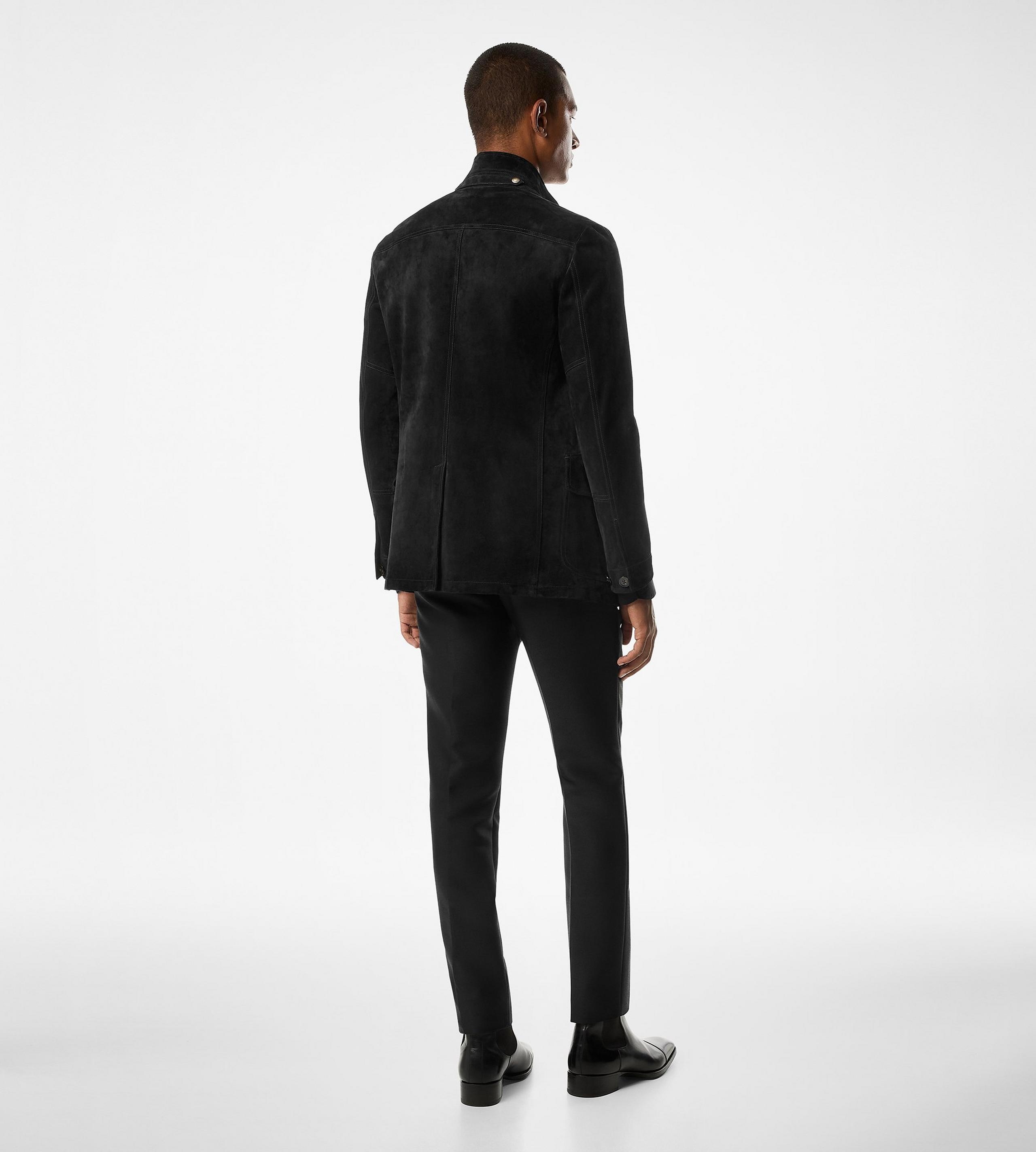 CASHMERE SUEDE MILITARY JACKET - 3