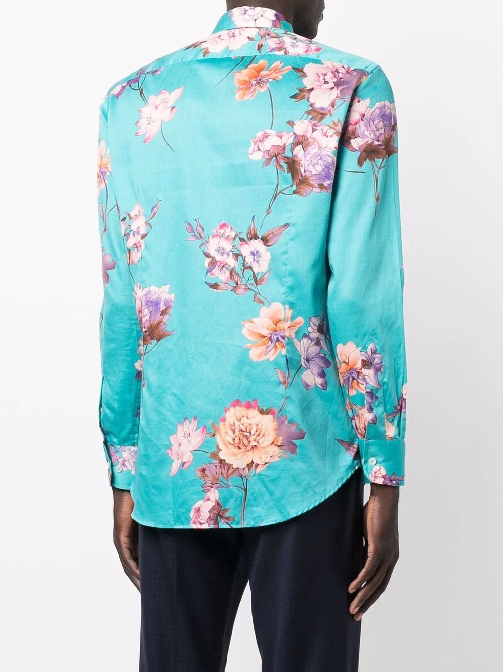 formal floral-print shirt - 4