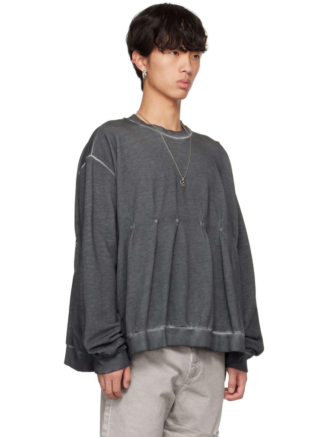 SSENSE Exclusive Gray Sweatshirt - 2