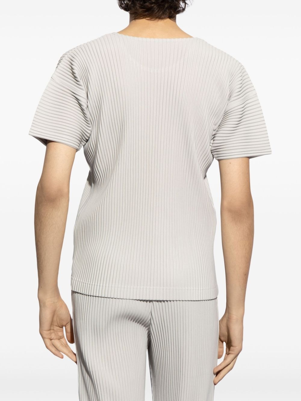 pleated short-sleeve T-shirt - 4