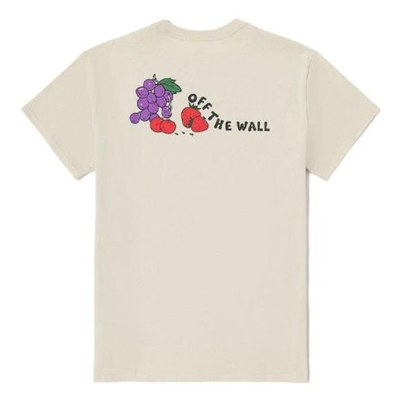 (WMNS) Vans Fruit T-shirt 'Oatmeal' VN0008XY2N1 - 2