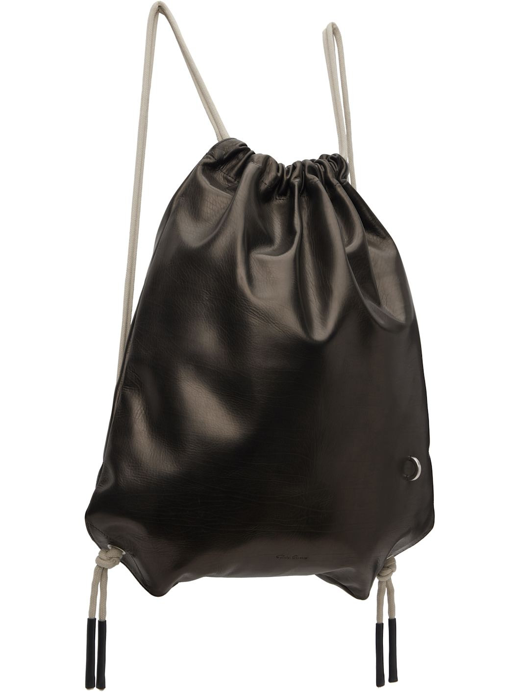 Black & Off-White Concordians Drawstring Backpack - 2
