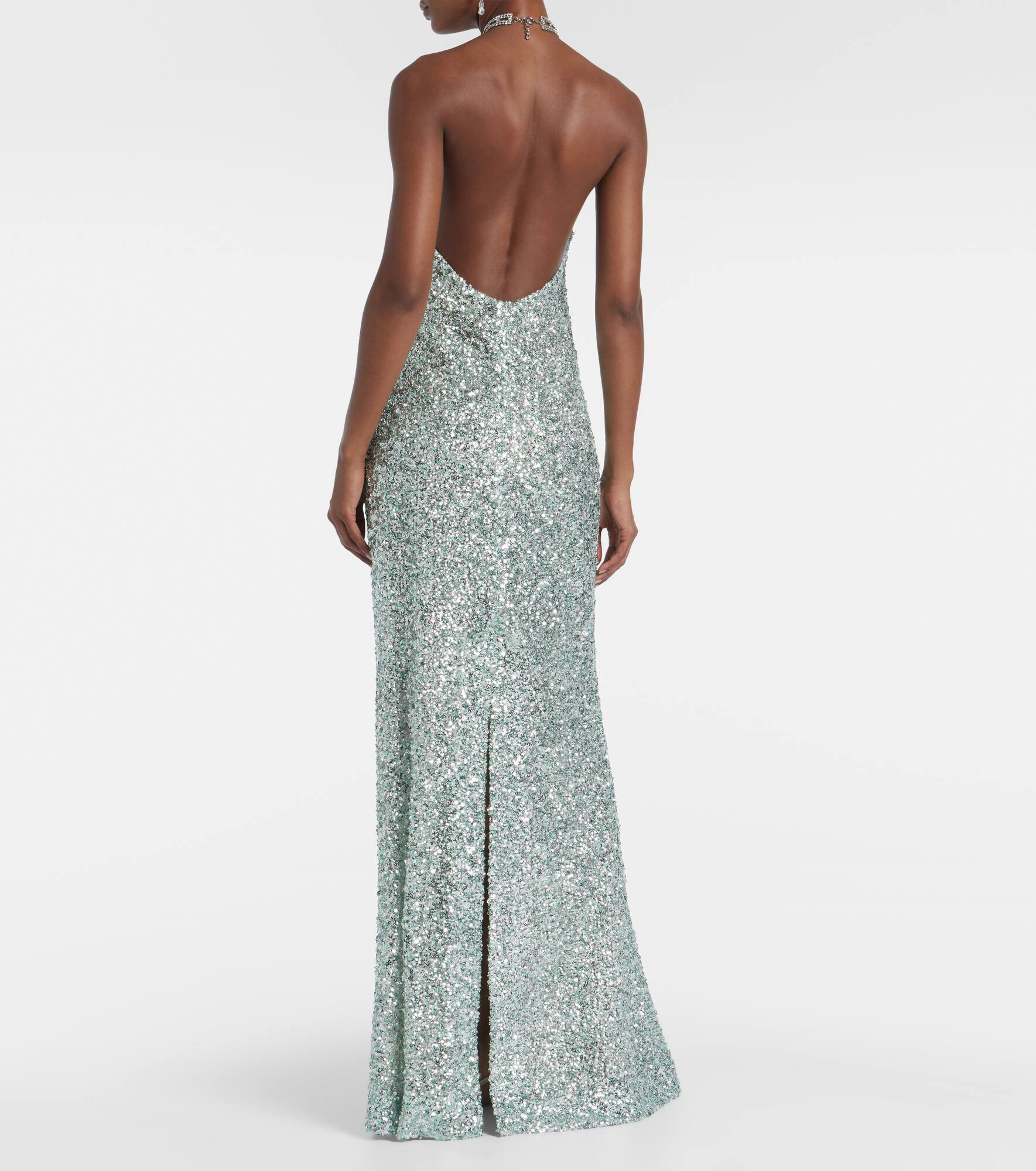 Poseidon sequined gown - 3