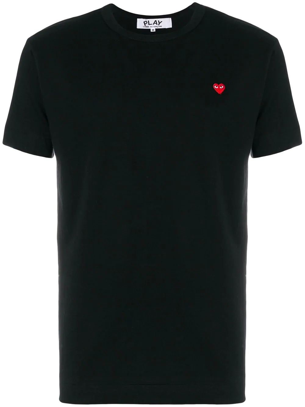 heart patch T-shirt - 1