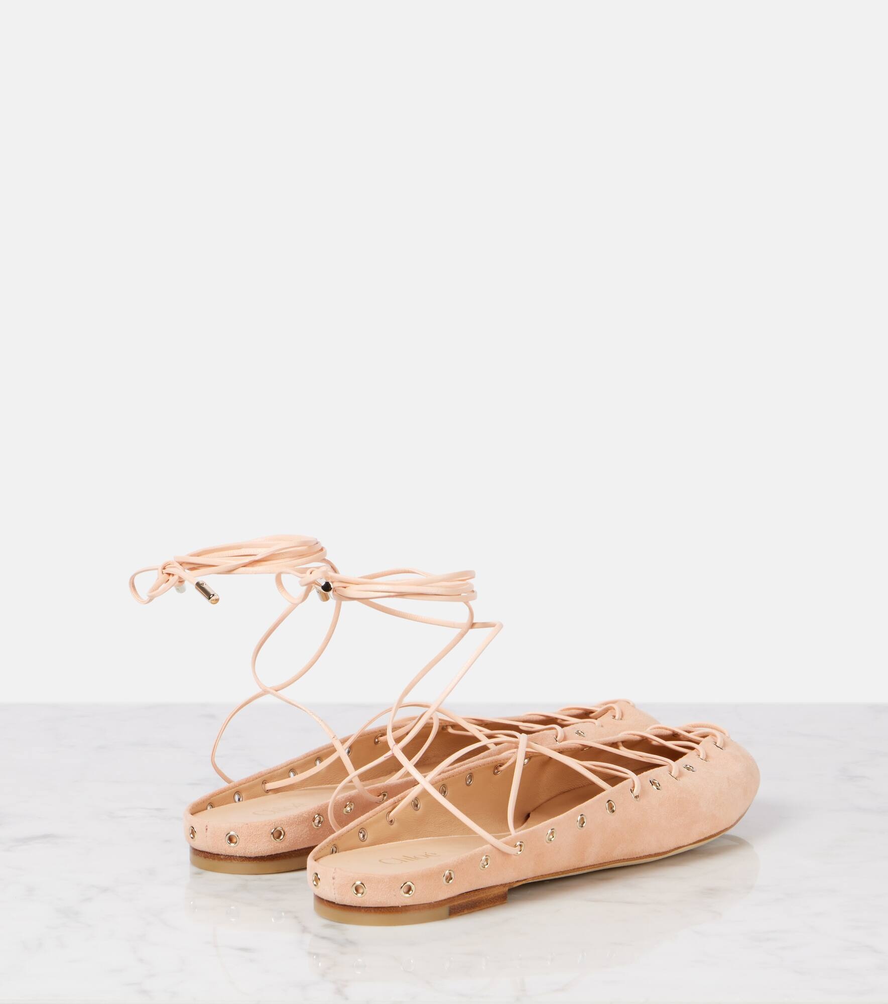 Ghillies suede flats - 2