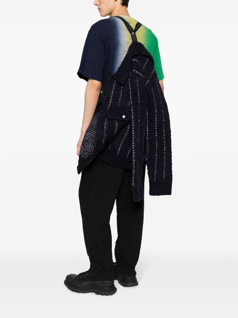 striped bouclÃ© shirt jacket - 6
