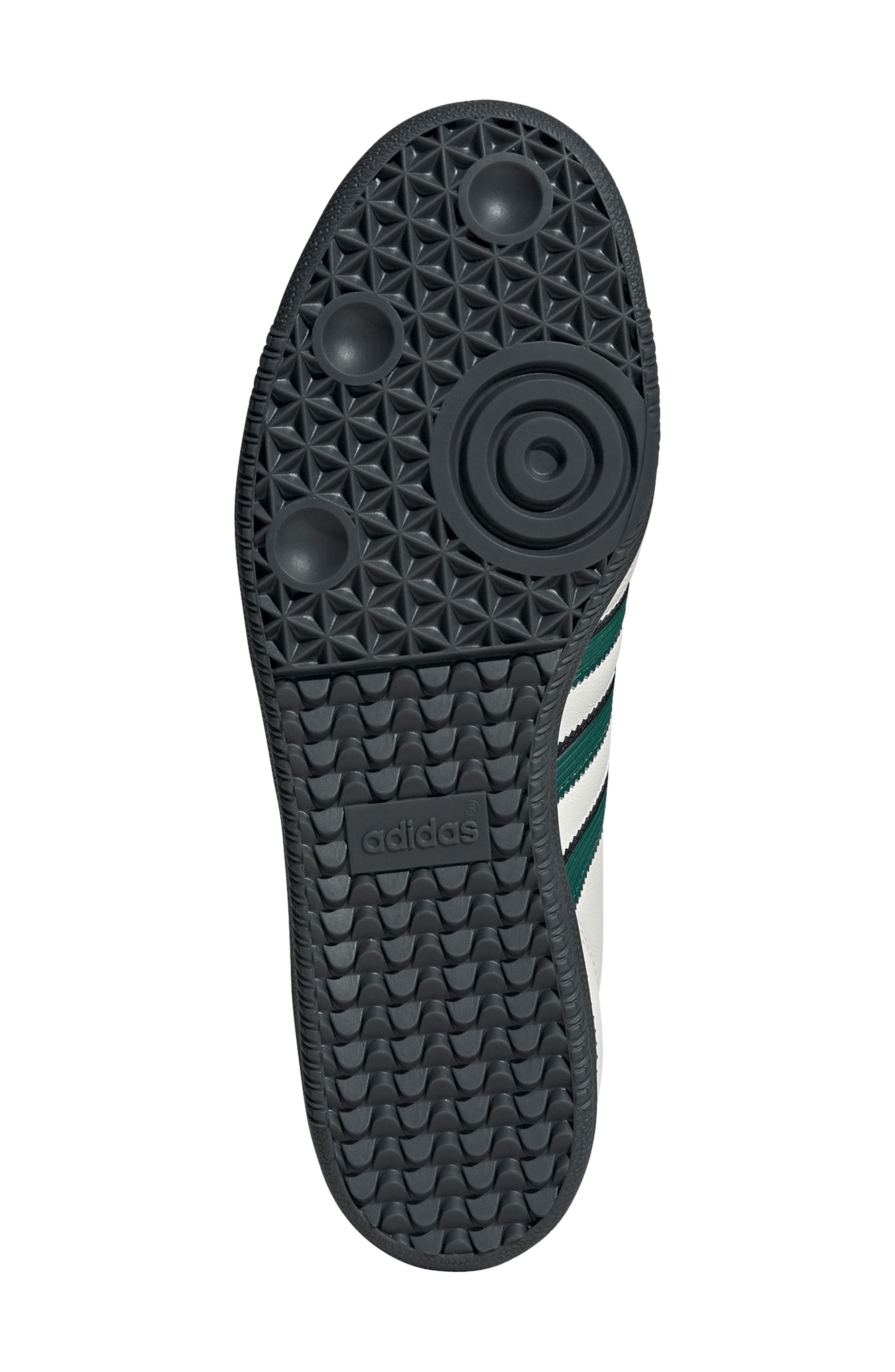 adidas Gender Inclusive Samba 62 Sneaker in White/Green/Carbon at Nordstrom - 5