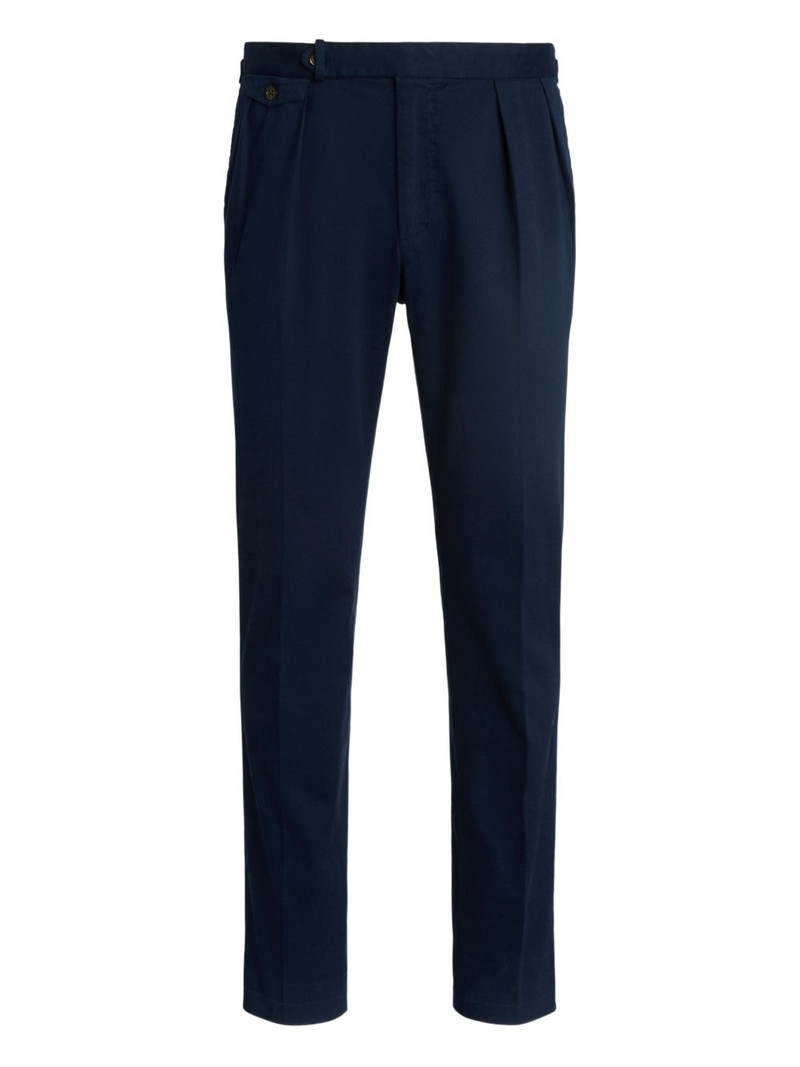 pleated cotton trousers 1