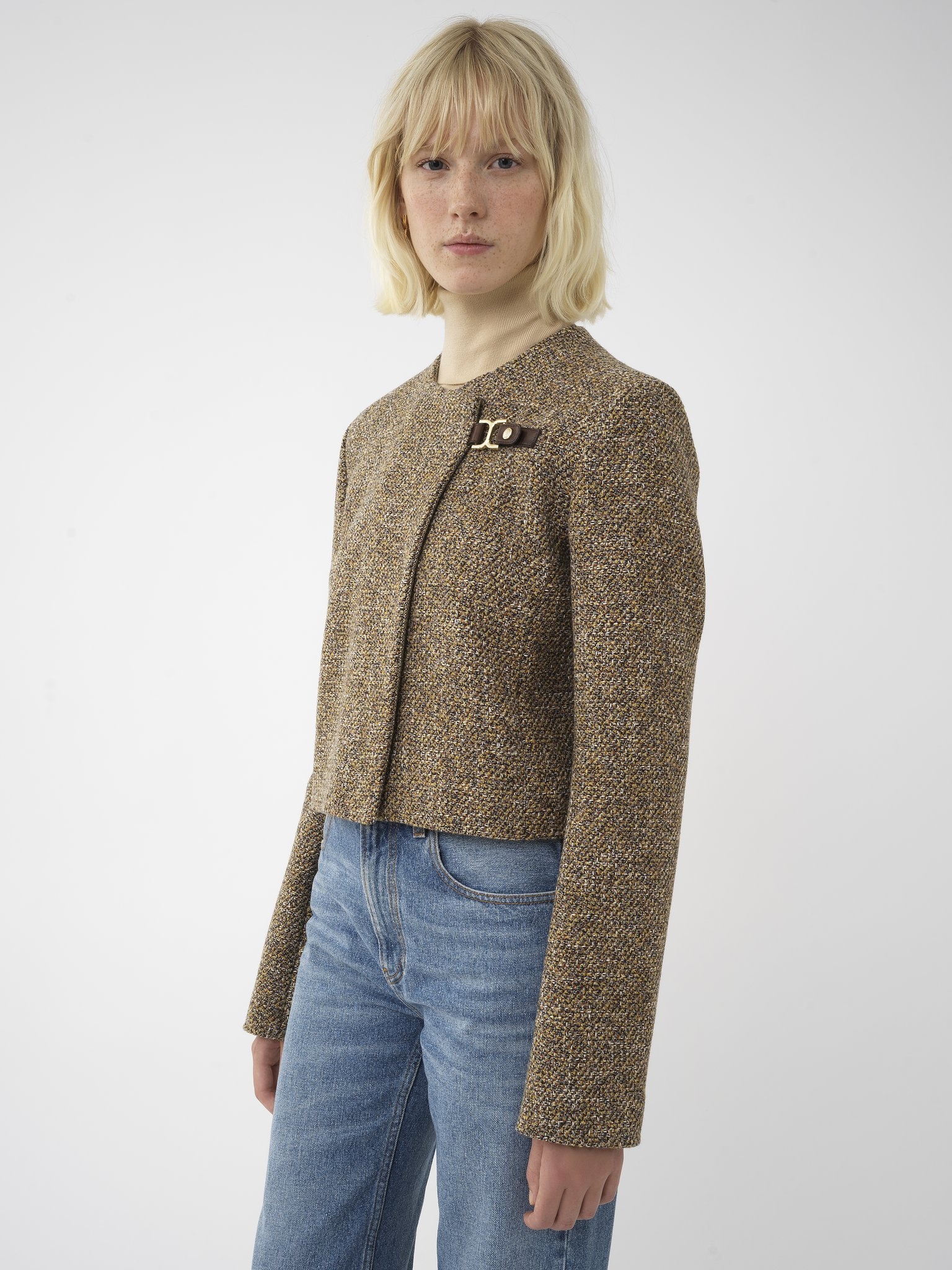 SHORT FITTED JACKET - 4
