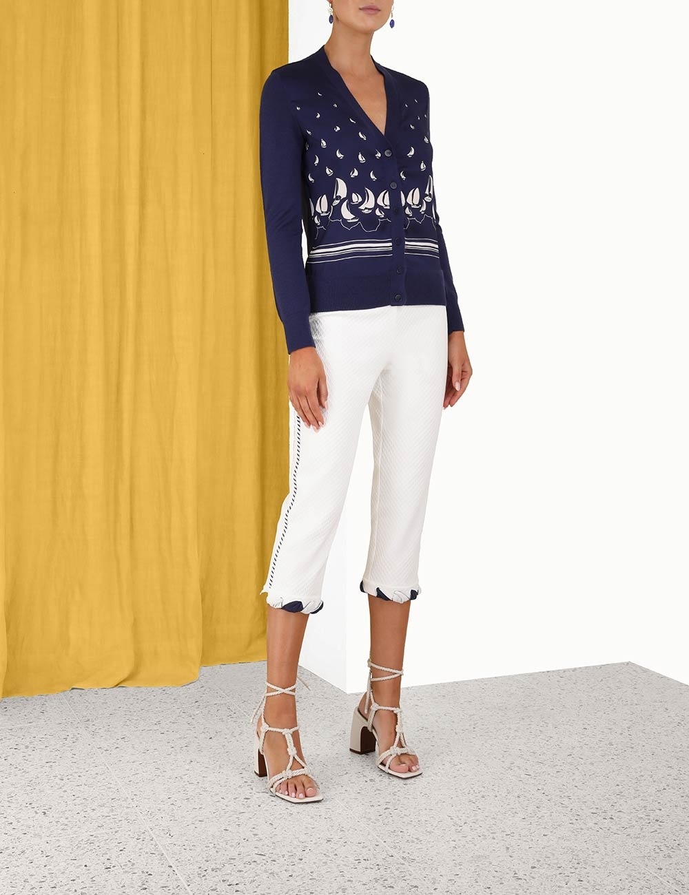 HIGH TIDE V NECK CARDIGAN - 3